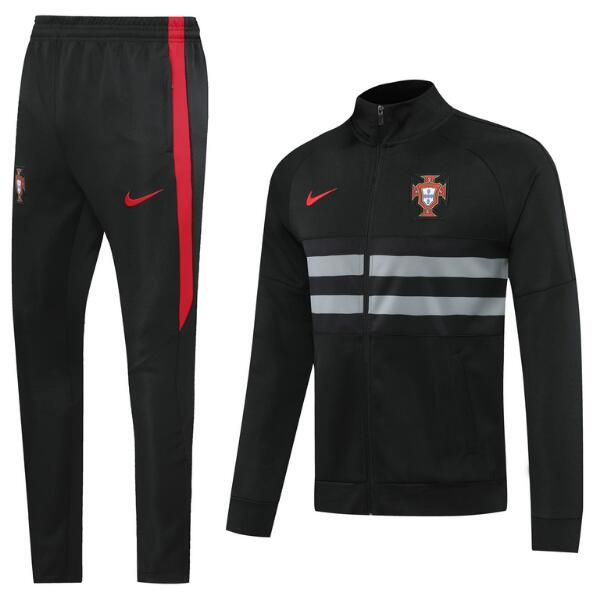 Portugal Black Training Suits Jacket with Trousers 2020/21